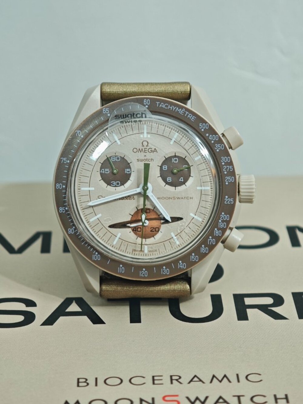 🧩Swatch x Omega MoonSwatch Mission to Saturn Watch